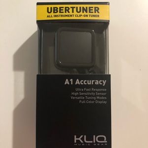 KLIQ music gear UBERTUNER all instrument clip on tuner